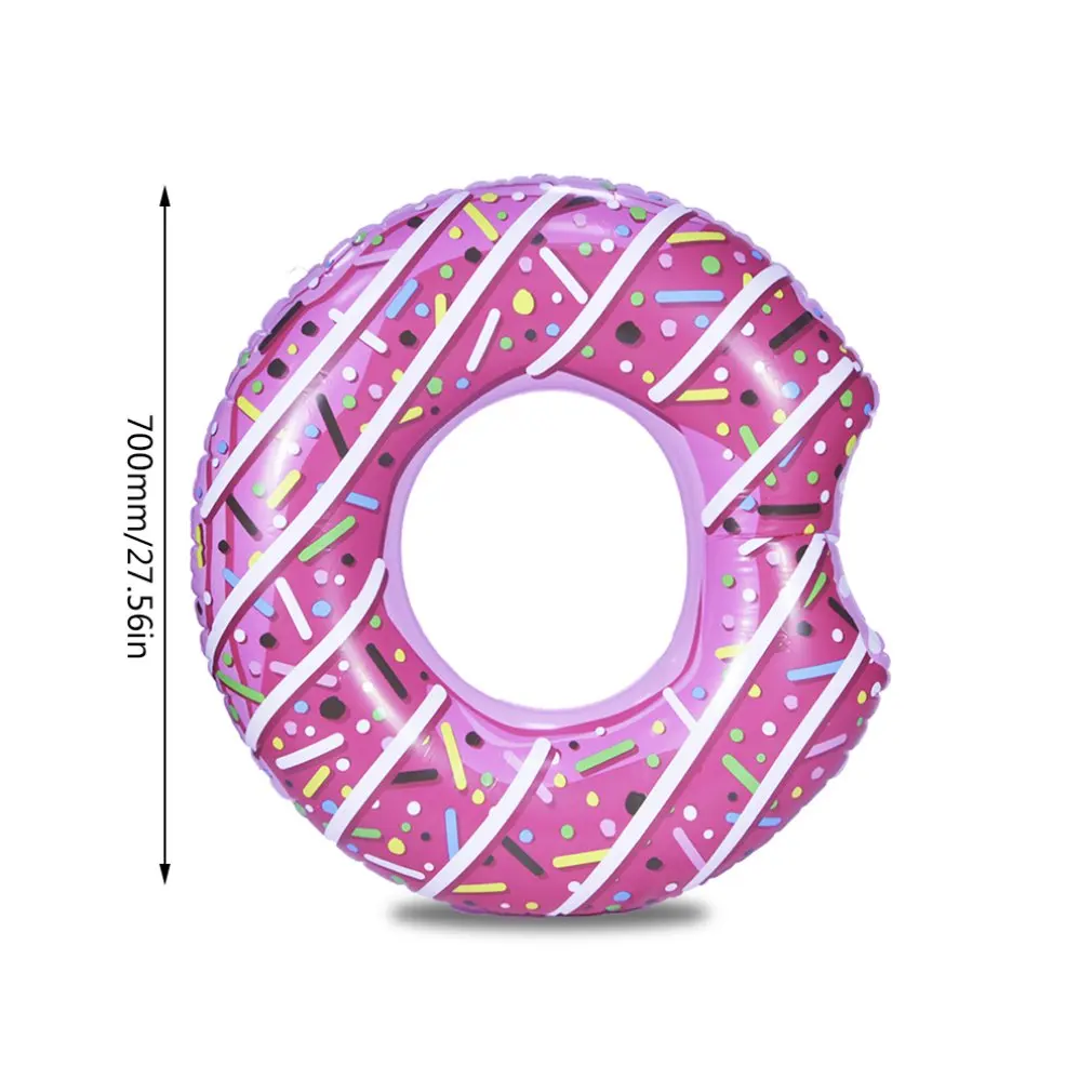 Inflatable Donut Swimming Ring Giant Pool Float Toy Circle Beach Sea Party Inflatable Mattress Water Adult Kid