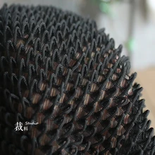 Челнок креативный 3d перспективный круг текстура драпировка дизайнерские ткани для лоскутного шитья