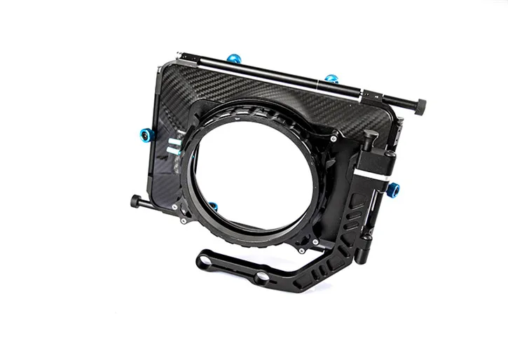 ASXMOV углеродное волокно 110 мм 3 лезвия 4X" стеклянный фильтр камера Матовая коробка для DSLR Rig 5D2/5D3 A7 серии 5DII/GH5 GH4 Матовая коробка
