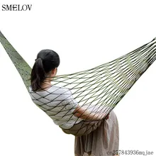 Ultralight Portable travel Nylon Hammock swing Outdoor Camping Garden Hanging Mesh Net Sleeping Bed Swing Green Red 270*80cm red nylon hammock hanging mesh net sleeping bed swing outdoor camping travel