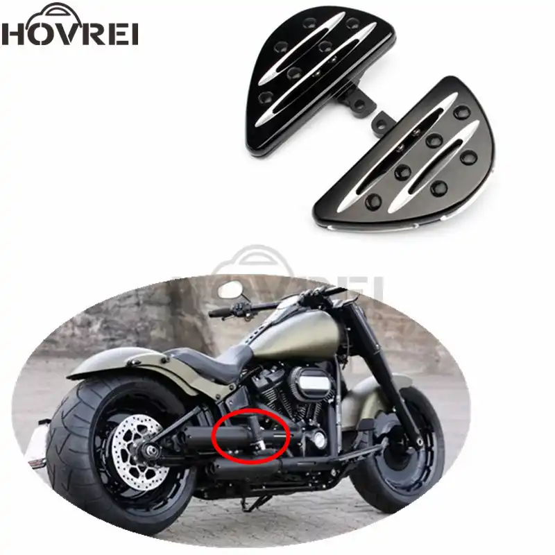 Motorcycle Foot Pegs Rests Male Mount Fit for Harley Davidson Softail Sportster