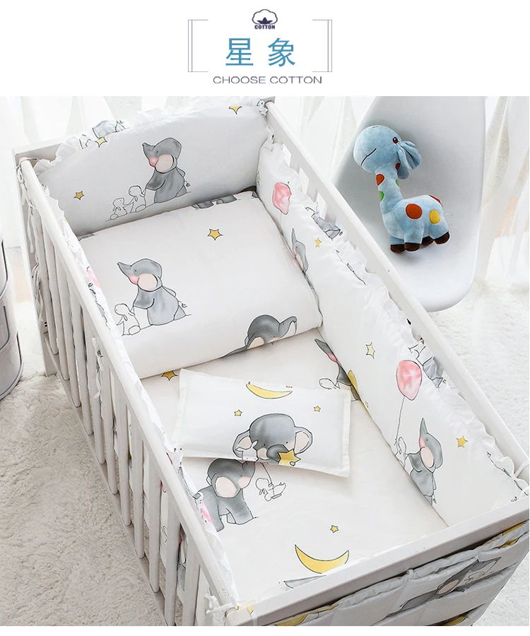 cot bed bumper set