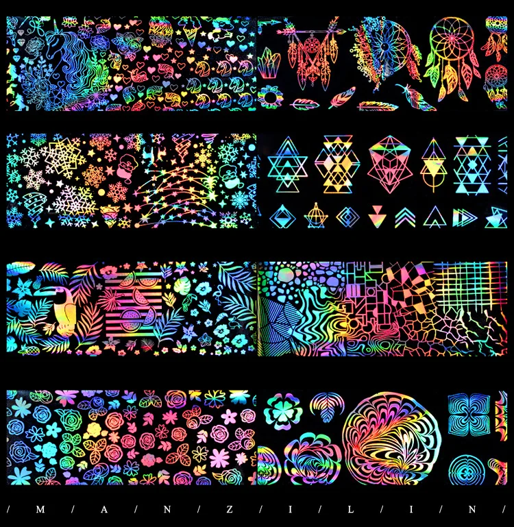 8LaserFoilStickers-QX3