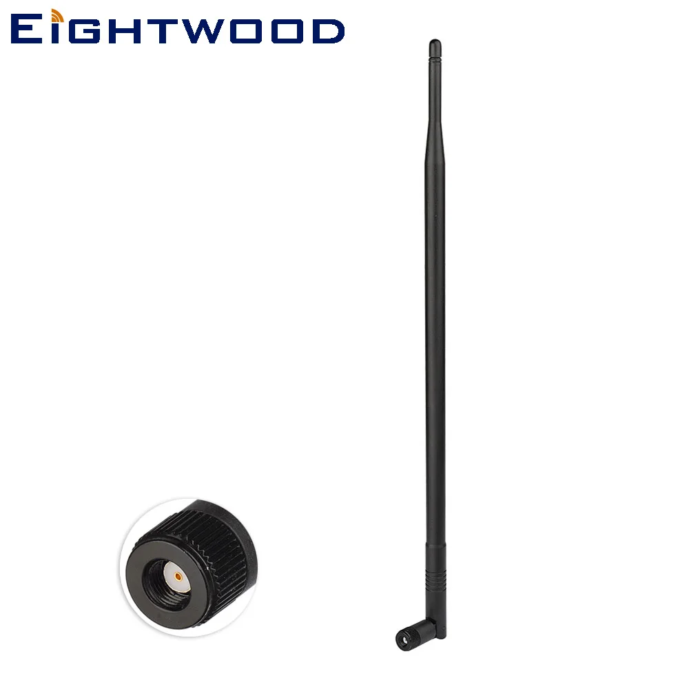 Eightwood 2 4 ГГц 12dBi всенаправленная антенна Wi Fi с RP SMA мужской Совместимость F5D8235 Rincuv4