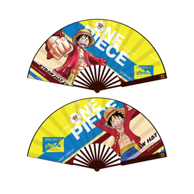 

Summer Anime Printing Folding Fan One Piece FAIRY TAIL Bamboo Fan Cosplay Gift Collection Party
