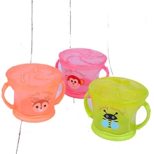 Детская посуда, миска для закусок, контейнер для еды, для кормления детей, вспомогательное питание для младенцев, вращающаяся на 360 градусов, непроливающаяся миска, посуда