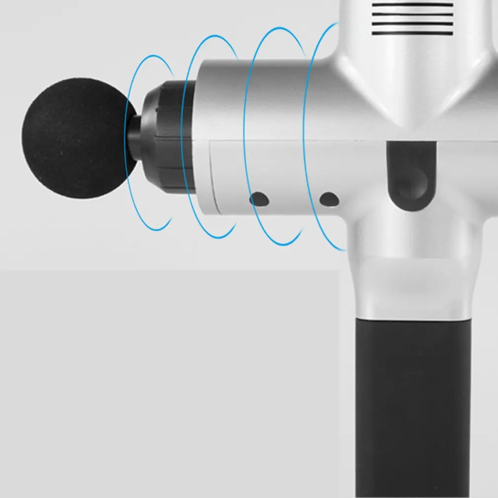 Портативный Перезаряжаемый перкуссивный массажер пистолет Массажная мышечная фасция глубокий вибрирующий терапия для бустера X