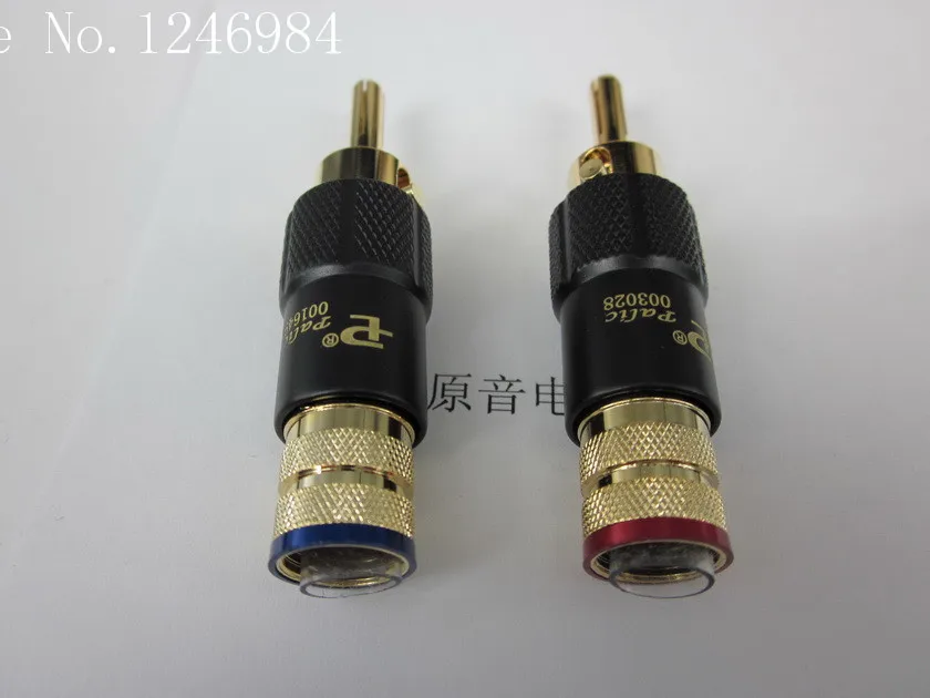 [SA]PAILICCS original Budweiser PS-109 gold-plated banana plugs PS109 Broadway lockable speaker cord--10pcs/lot |