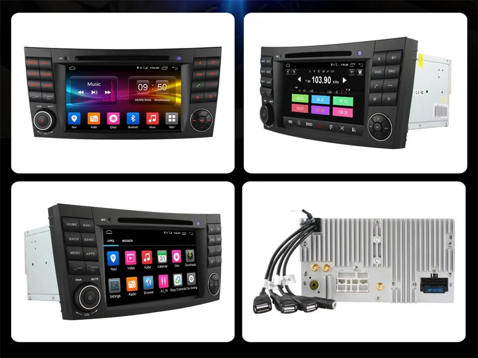 Discount 4G SIM LTE Android 6.0 Octa 8 Core 1024*600 Car DVD Player for Mercedes E Class W211 W209 W219 WIFI RDS Radio GPS Map Bluetooth 4