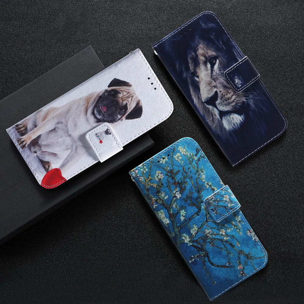

PU Leather Wallet Cover Case For Huawei P Smart Plus Coque Flip Soft Silicone SmartPhone Bag For Huawei Nova 3i Funda Case Capa