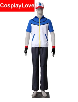 

High Quality Pocket Monsters Ash Katchum Cosplay Costume Christmas Halloween Party CosplayLove Stock Pokemon Cosplay Costumes