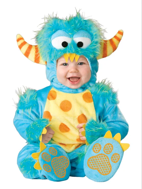 Halloween Xmas Animal Baby Cosplay Pagliaccetto Dinosauro Pinguino Scimmia Squalo Aragosta Granchio Costumi Per Baby Fancy Siamese Jersey Gift