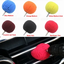 6 шт. Автомобильная полировка круглая губка отделка подушка для деталей Buff полировальный коврик буфер для полировки автомобиля полировщик авто аксессуары