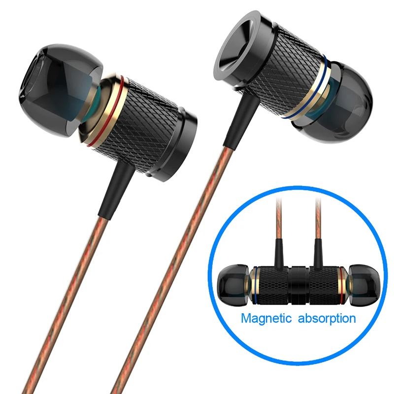 PLEXTONE X53M магнитные металлические наушники бас-вкладыши спортивные гарнитуры с 3 5
