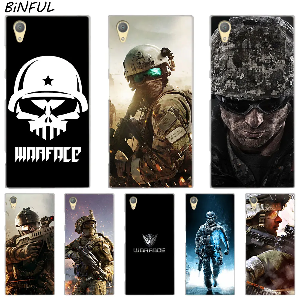 Прозрачный чехол Warface для Sony Xperia Z3 Z5 Premium M4 Aqua M5 X XA XA1 C4 C5 E4 E5 XZ XZ2 Compact Plus|Бамперы| |