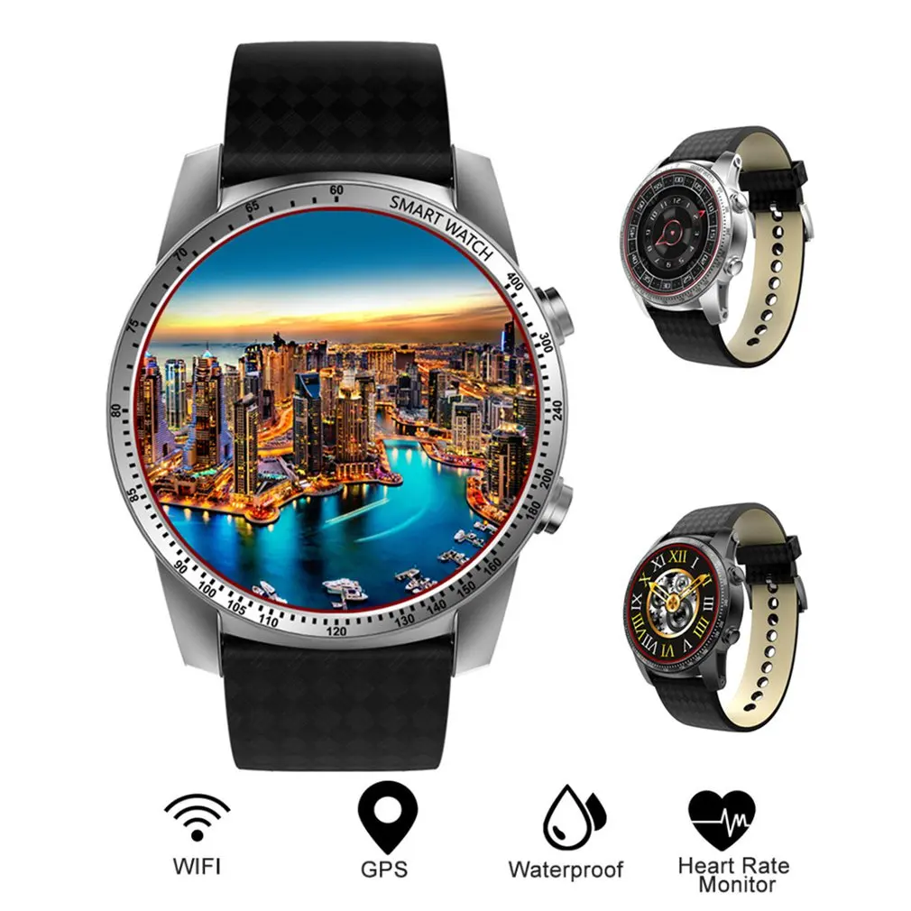 

Android System Smart Watch Heart Rate 8G Memory With Bluetooth Leather Wristband Sport Smart Bracelet Women Men Clock