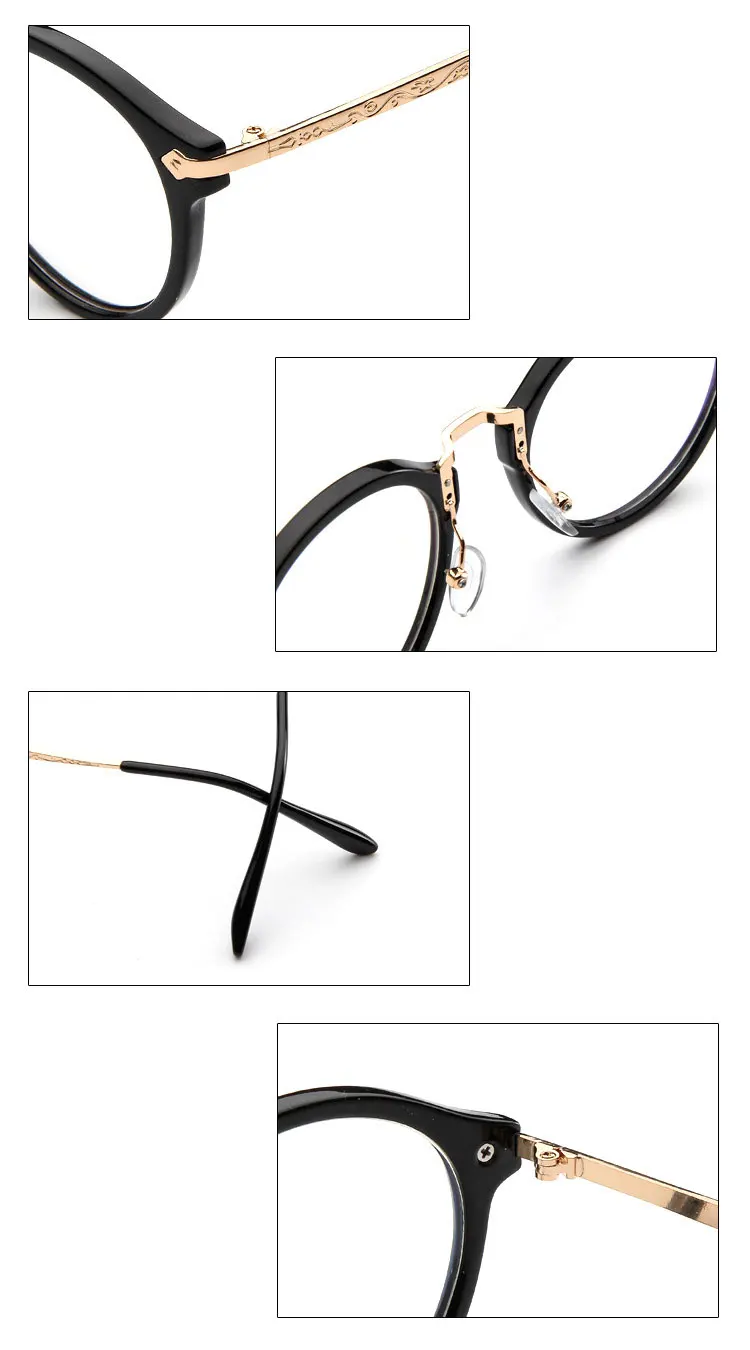 LIKEU'S милая, стильная Винтаж очки Для женщин очки с круглой оправой оптические очки в оправе Frame Ретро оправа для очков Femininos Gafas