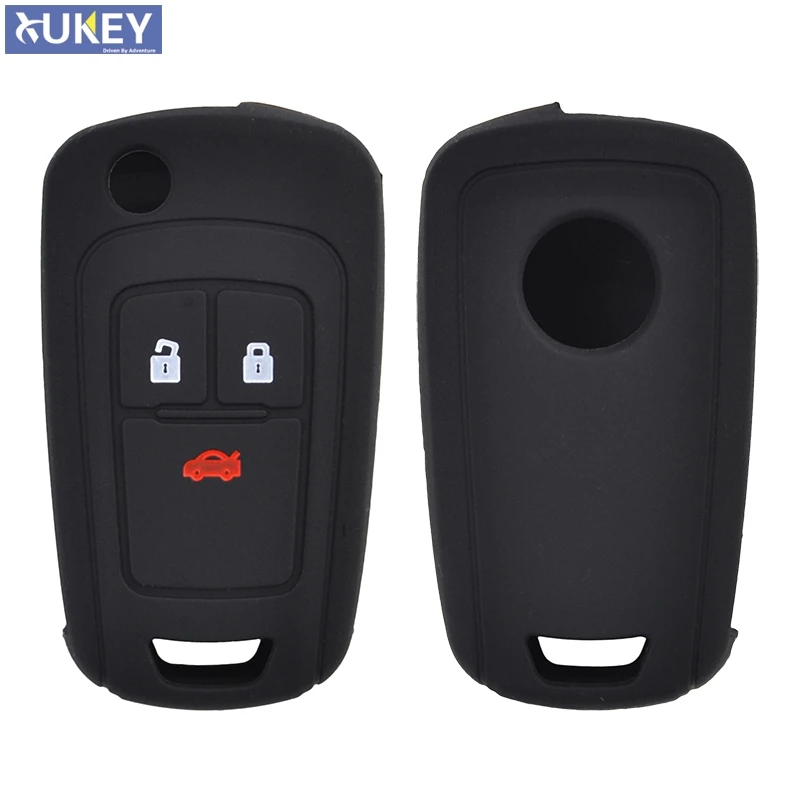 

3 Button Silicone Car Remote Key Fob Shell Cover Case For Vauxhall/Opel Astra Insignia Cascade For Holden Barina Cruze Trax