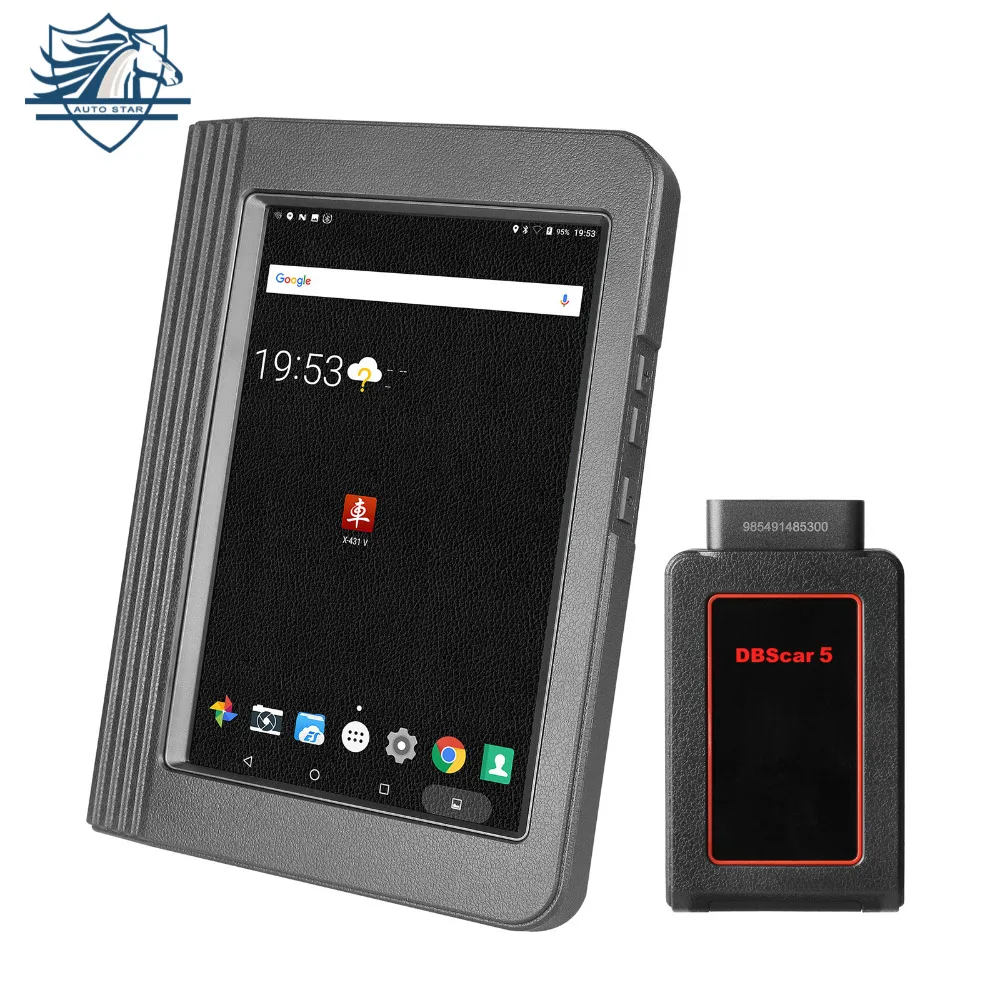 

Launch X431 V 8'' Tablet Wifi/Bluetooth Car Diagnostic Tool Wireless OBD2 DBScar5 Full System Pad Scanner 2 Years Free Update