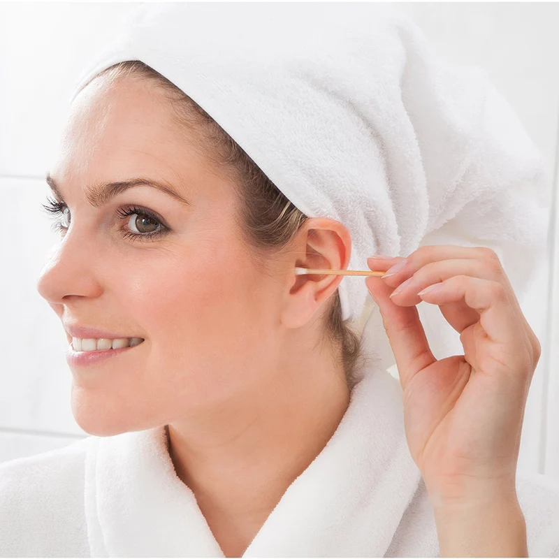 100Pcs bag Disposable Cotton Swabs Double Head Cotton Buds Cotton Tipped Applicator For Beauty Makeup Nose 5