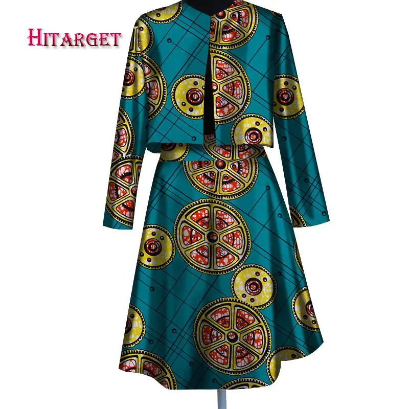 

African handsome suit suit skirt for women cool professional suit African Dashiki skirt shirt design cotton clothing 6XL WY007
