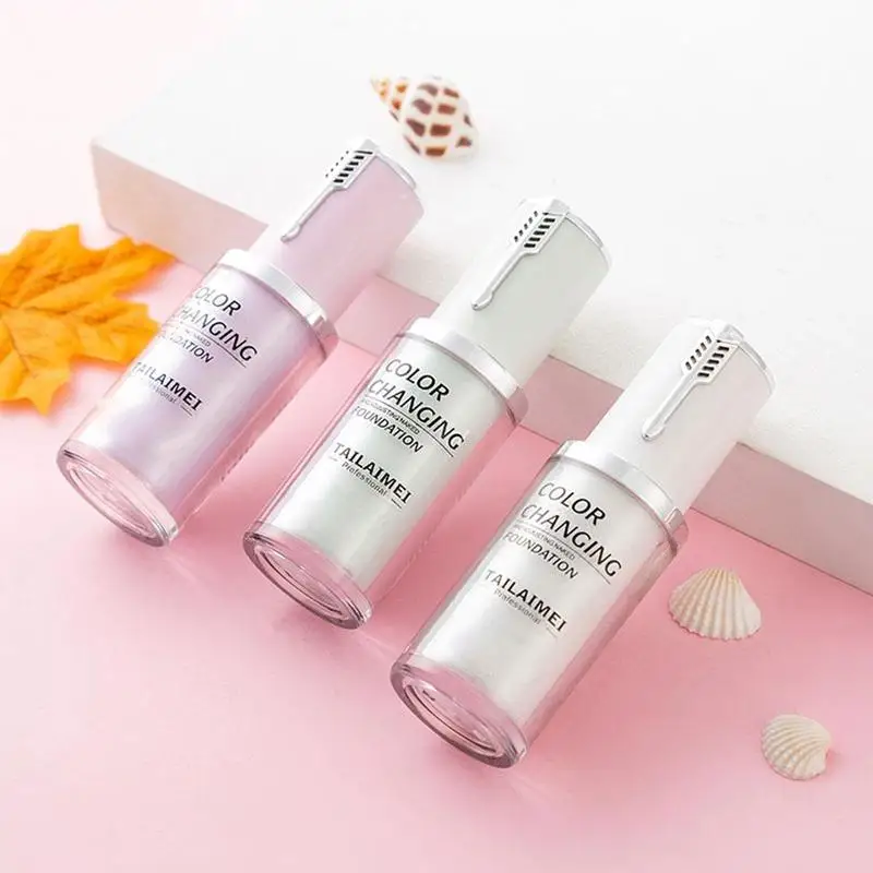 

Makeup Base Cover Concealer Change Skin Tone Color Changing Cosmetic Foundation