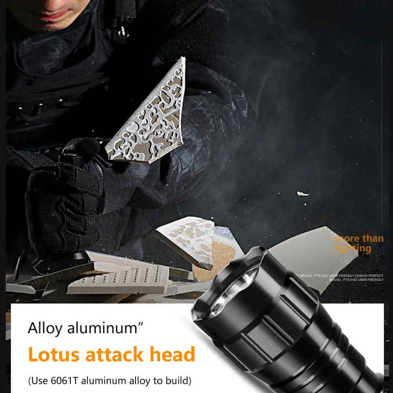 Lanterna + Interruptor de Pressão Tático Caça Rifle Tocha Modo t6 Led Remoto 18650 Bateria 20mm Ferroviário Escopo Montagem Carregador 1 11 High Quality Esporte e Lazer