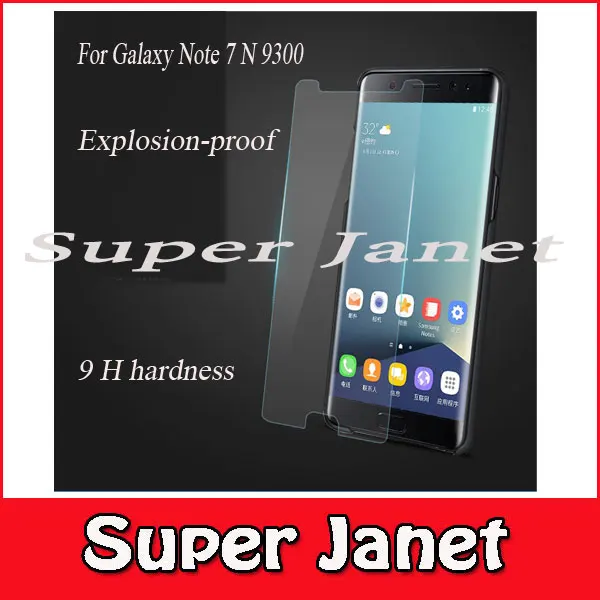 200 шт./лот Взрывозащищенный Закаленное стекло Экран Protector 5.7 &quotдюймов для Galaxy Note 7