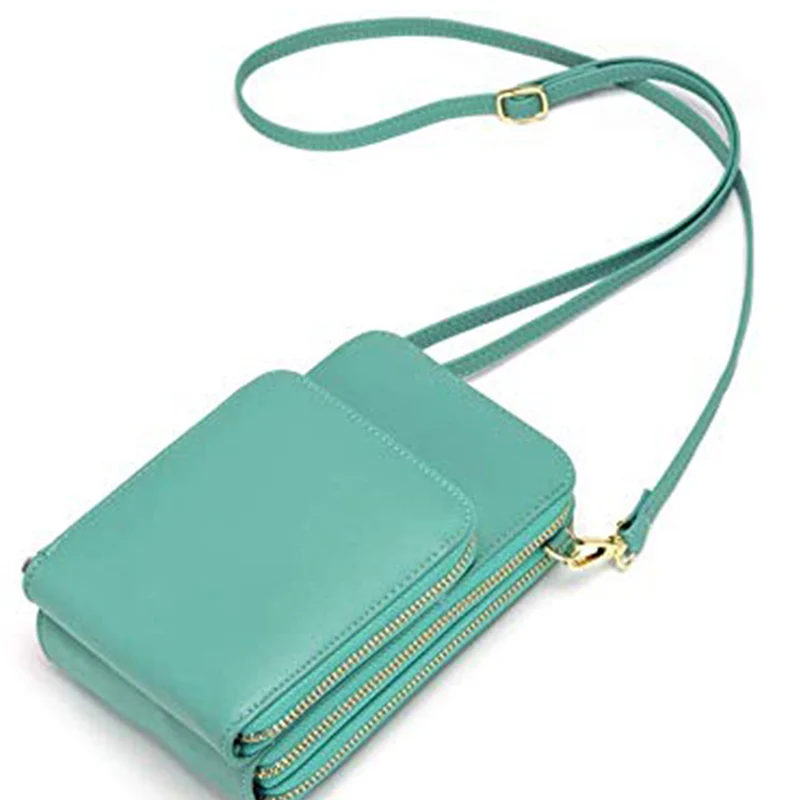 Кожаная сумка через плечо для женщин, студенческий кошелек со съемным ремешком LT88