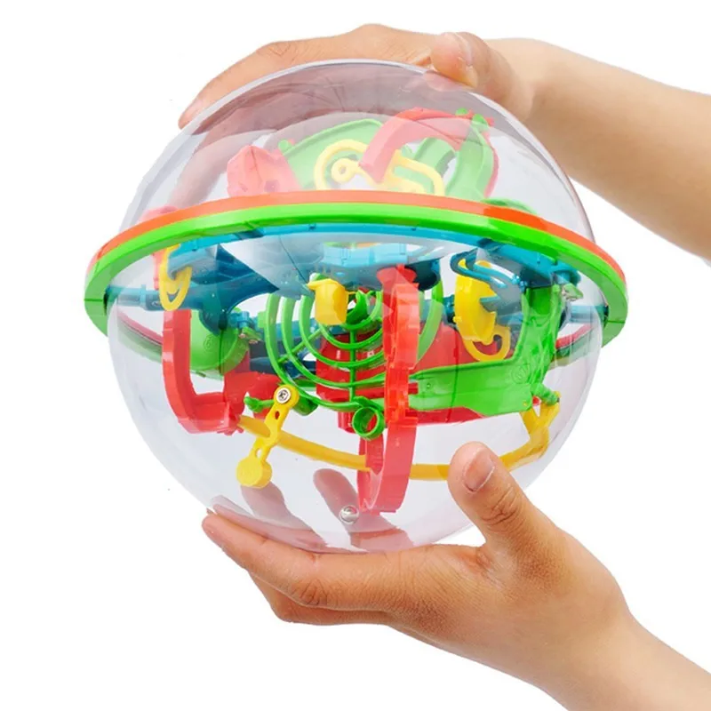 3D лабиринт с шаром головоломка детский мяч лабиринт интеллект мяч баланс игра и головоломка обучающая игрушка подарок