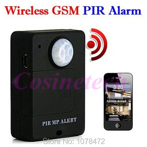 

Cheap mini Wireless A9 PIR MP.ALERT PIR Sensor Motion Detector Anti-theft GSM Alarm System Monitor Remote Control Dropshipping