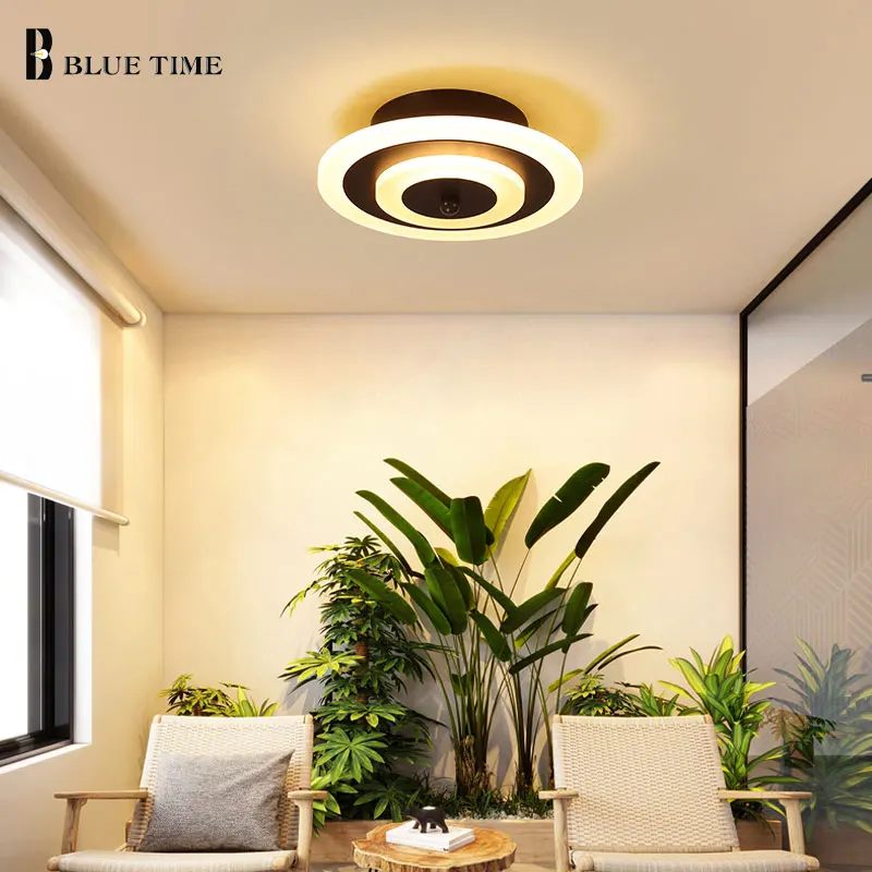 

D20cm White /Coffee Frame Modern LED Wall Lamp With 10W WW/WC LED Light Corridor Light Entrance Light Balcony Lighting AC80-265V