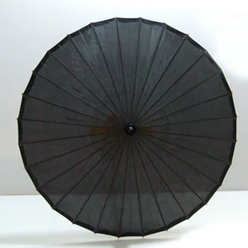 

10pcs Handmade Black Fabric Silk Craft Umbrella Wedding Party Sun Umbrella Photo Prop Chinese Parasol ZA6186