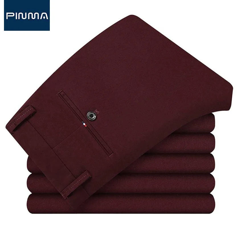 new arrival men cotton pants designer brand red blue slim