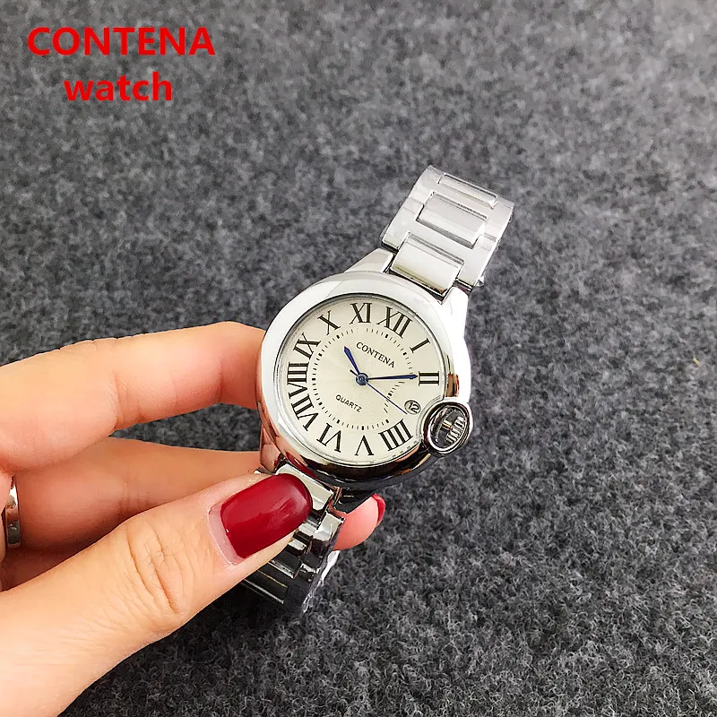 Contena, роскошные Брендовые женские часы Datejust, часы, серебро, нержавеющая сталь, наручные часы, женские часы, hodinky reloj relogio feminino