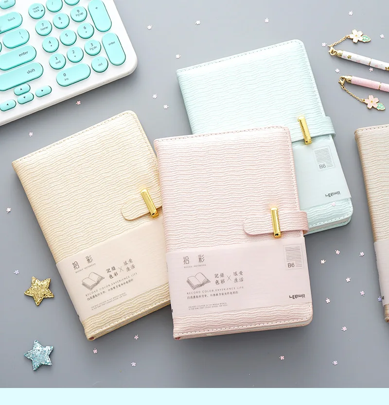 

Japanese Literature Hand Book A5 Simple Ins Girls Square Grid Hand Book Notebook
