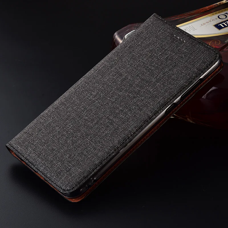 Flip Stand Phone Case Cover For ZTE AXON 7 A2017 Mini Max 7S 9 10 11 11se 20 Pro 5G Cotton Linen Leather | Мобильные телефоны и