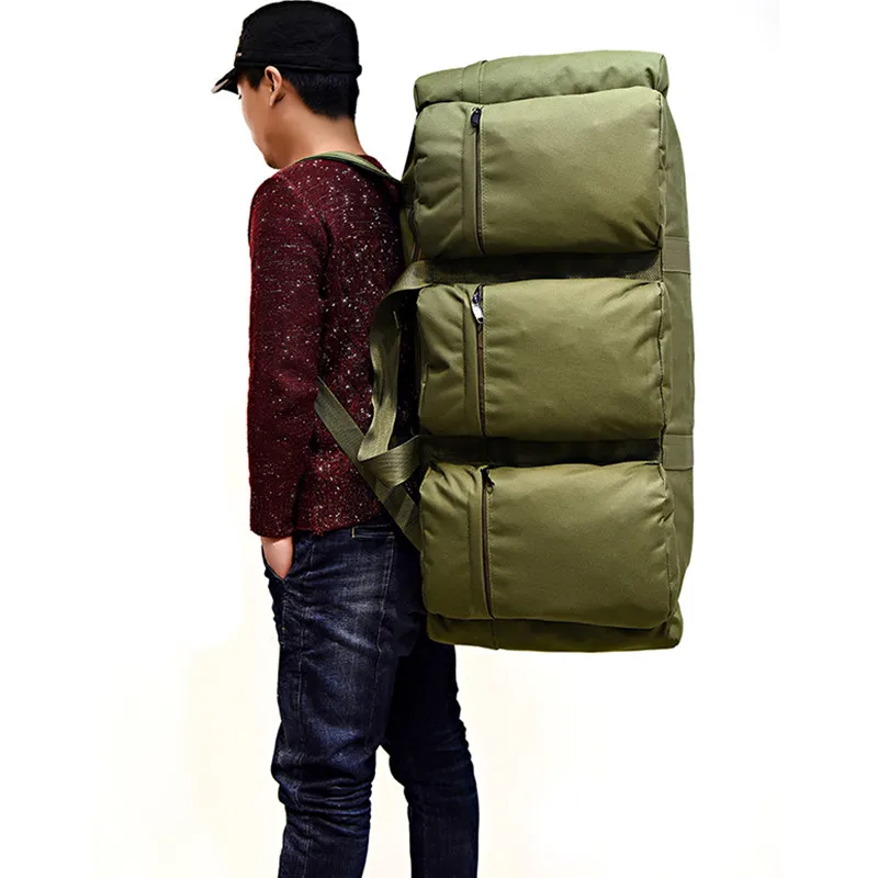 

Men's Camo Travel Bag Large Capacity Canvas Tote Portable Backpack Luggage Daily Handbag Bolsa Multifunction luggage duffle bag