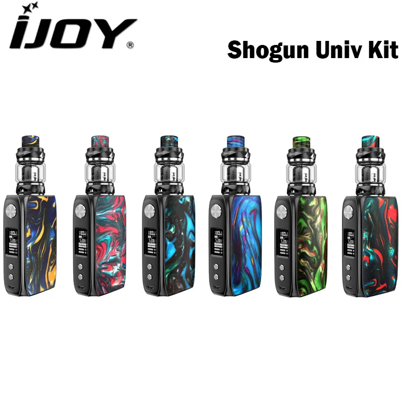 

Original E Cigarette IJOY SHOGUN UNIV KIT Vape 180W Shogun Univ Box Mod Vape with 5.5ml Katana Subohm Tank Vaporizer