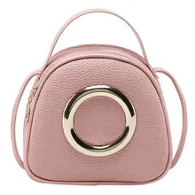 Новая женская сумка через плечо, модная мини-сумка, сумка-мессенджер, повседневная однотонная Сумка-клатч