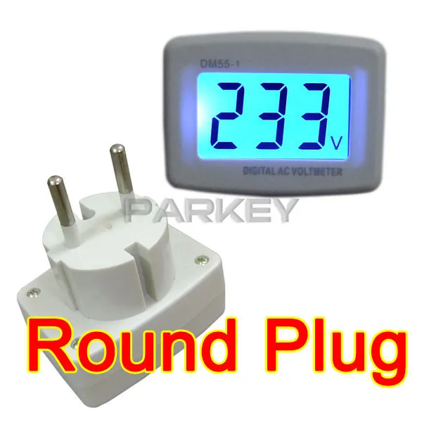 AC 80 300V Power Voltage Monitor Meter LCD Voltmeter Household Factory