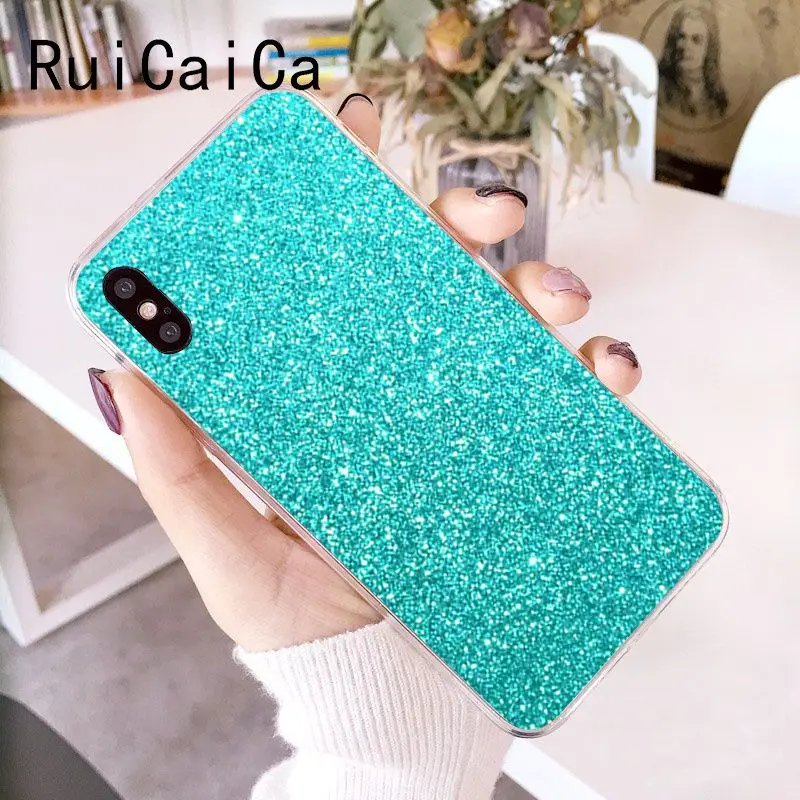 Silver Green stripe Glitter cool