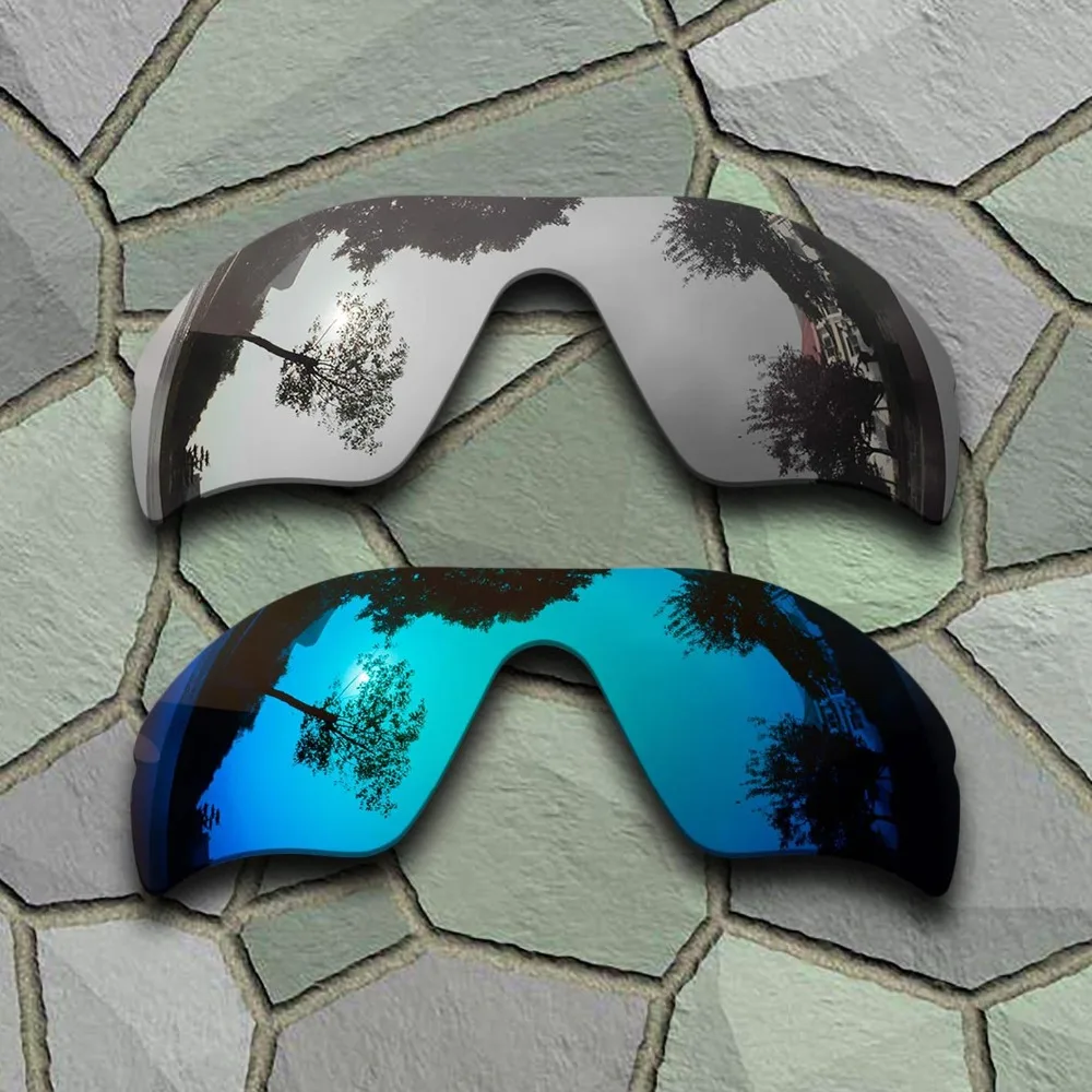 

Chrome&Sky Blue Sunglasses Polarized Replacement Lenses for Oakley Radar Path