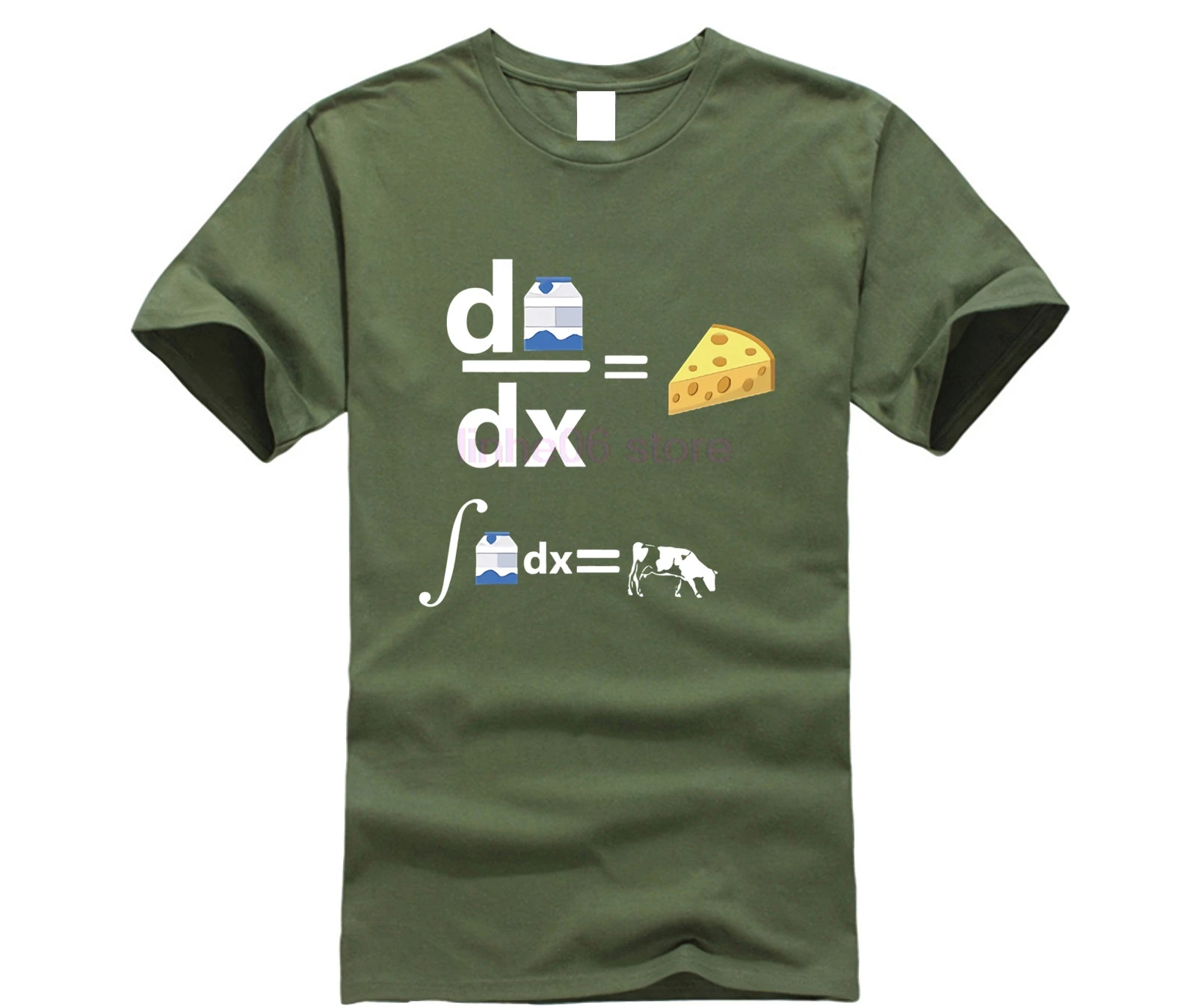 الحليب التفاضلية هو الجبن الرياضيات T قميص مضحك صيغة المهوس Camiseta أوم معكوس حساب من الحليب هو البقر التي شيرت الاتحاد الأوروبي حجم