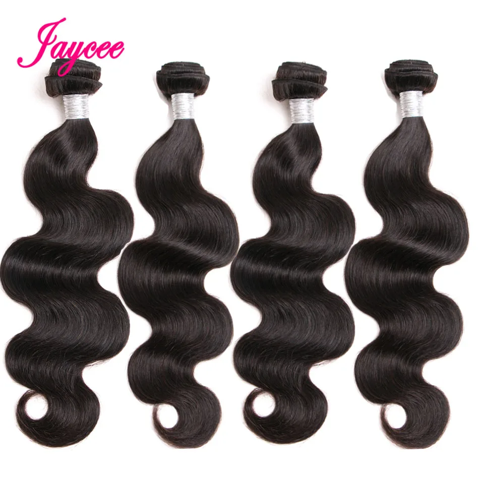 Brazilian Body Wave 3 Bundles With Closure Human Hair Bundles With Lace Closure 4 Bundles/lot Jaycee Hair 100% Remy Extensions Brazilian Body Wave 3 Bundles With Closure Human Hair Bundles With Lace Closure 4 Bundles/lot Jaycee Hair 100% Remy Extensions