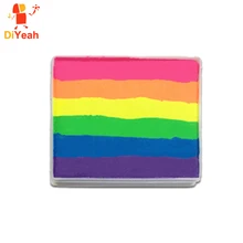 50g Body Paint Pigment Rainbow Face Painting Ink Neon UV Makeup Multicolor Series Body Art Tattoo for Halloween Split Cake Set