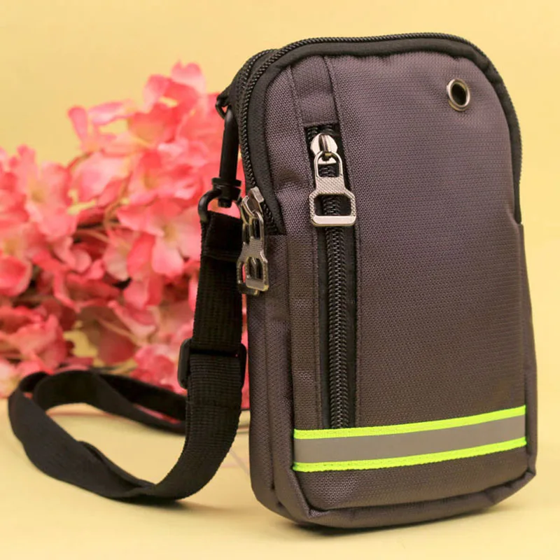Мини-чехол для телефона сумка через плечо Сумки поясная сумка кошелек с отверстием для наушников AB@ W3