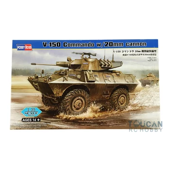 

Hobby Boss 82420 1/35 V-150 Commando Armored Car Vehicle Tank Model Kit DIY