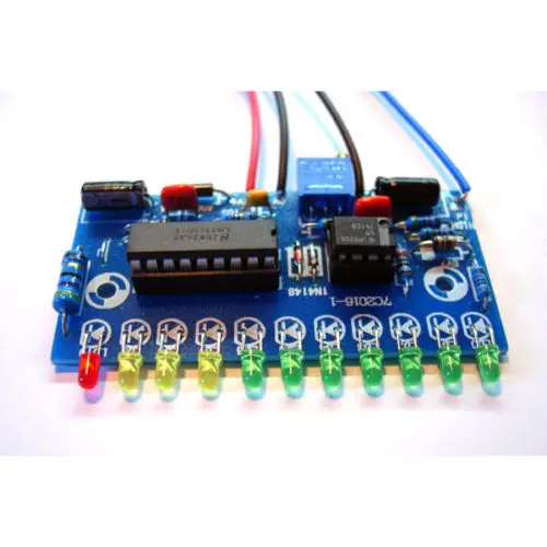 LM3915 10 LED Audio Level Indicator DIY VU Meter Preamp Power Amplifier Indicate