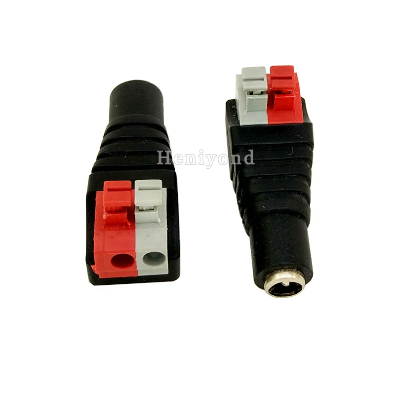 5PCS 5.5 mm x 2.1mm DC Power Female Jack Socket Female Panel Mount Push Fastening Type Cable Connector for cctv system 5PCS 5.5 mm x 2.1mm DC Power Female Jack Socket Female Panel Mount Push Fastening Type Cable Connector for cctv system